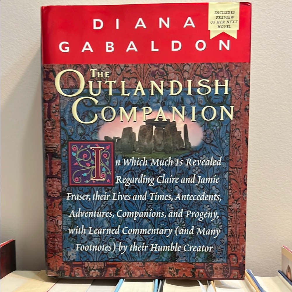 The Outlandish Companion Book by Diana Gabaldon hardcover vintage